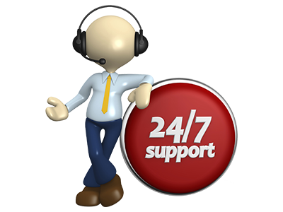 Support clientèle 24x7